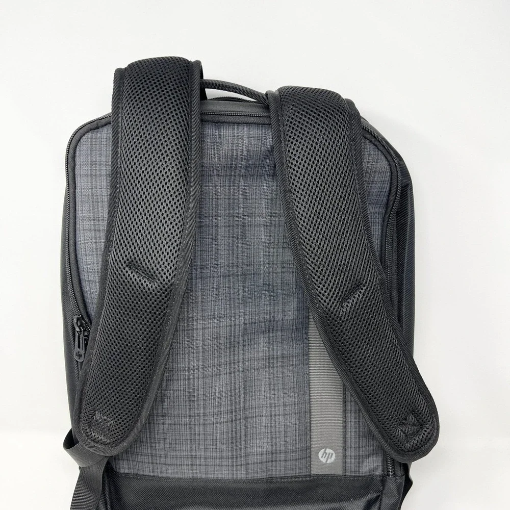 HP‎ Slim Black Backpack Padded Solid Pattern Universal Laptop for 15.6
